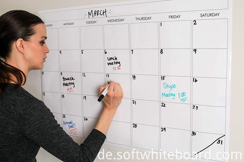 Wöchentliche Wall Organizer Dry Wipe Week Planner Wand Weekly Wall Organizer Dry Wipe Week Planner Wall